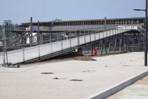 Inauguration passerelle Laval