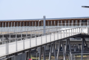 Inauguration passerelle Laval