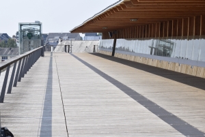 Inauguration passerelle Laval