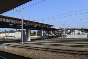 Inauguration passerelle Laval